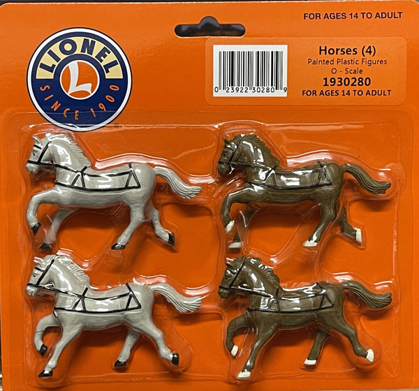 Lionel 1930280 Horses 4 pack