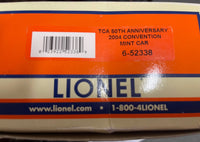 Lionel 6-52338 TCA 50th Anniversary Mint Car 2004 o scale