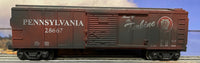 MTH 30-7437 Pennsylvania Boxcar Weathered Used