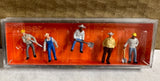 Preiser 10031 HO Scale  Track Workers set of 5 figures  S