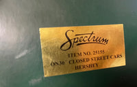 Bachmann Spectrum 25155 Hershey On30 Closed Streetcar Trolley