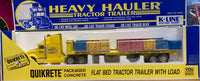 K-Line Heavy Hauler Truck Tractor Trailer Quikrete Cement Truck Flat Bed