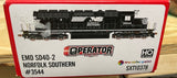 Operator Scale Trains SXT10378 Norfolk Southern NS EMD SD40-2 #3544 HO Scale