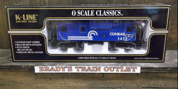 K-Line K613-1411 Conrail Extended Vision Caboose Used