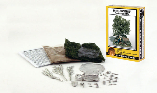 Woodland Scenics M104 Mini Scene Hunter HO Scale Kit