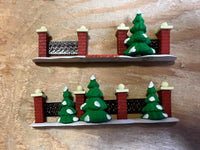 Department 56 Used set of 2 small holiday fences