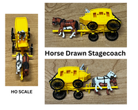 HO Scale Horse-Drawn Stagecoach  SZ2
