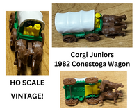 HO Scale Corgi Kids 1982 Horse-Drawn Conestoga Wagon