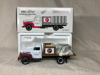 First Gear 19-0120 1951 Ford F-6 Half Rack Stake Truck with Gear Load Die Cast  1/34 Scale