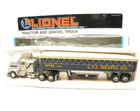 Lionel 6- 12785  Tractor and Gravel Rig   LTI Gravel CO  O O27 Gauge Model Truck