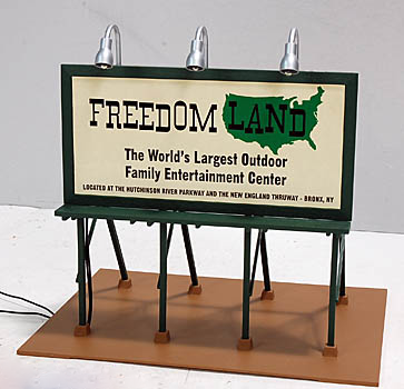 MTH 30-90045 Freedom Land Outdoor Lighted Billboard Sign