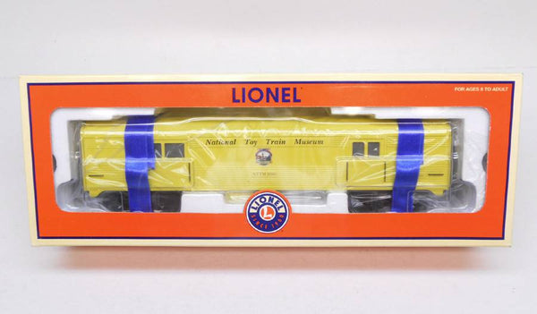 Lionel 6-52372 National Toy Train Museum Yellow Baggage Car 2000 AZ