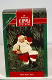 Hallmark  Ornament 1992 Please Pause Here  Coca Cola Santa