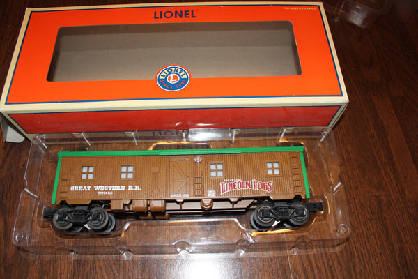 Lionel 6-29615 Great Western Lincoln Logs Bunk Car