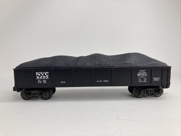 Lionel 6-6209 New York Central NYC Gondola with Coal Load