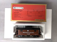Williams Electric Trains #1101 Pennsylvania Brass Caboose Crown Edition