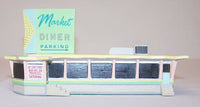 Market Diner-- Lefton's Great American Diners Collection: HO Scale Building . SZ