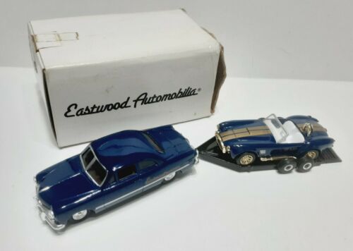 ERTL Eastwood Automobilia  B316UO 1949 Ford Coupe, Shelby 427 Cobra and Car Trailer
