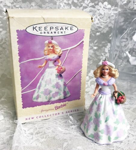 Hallmark Ornament 1995 Barbie Springtime easter collection