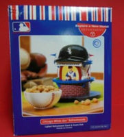 Department 56 56.59373 Chicago White Sox refreshment stand and cereal bowl gift set
