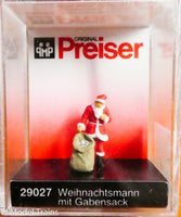 Preiser 29027 HO Scale Santa Claus with Sack of Gifts Figure SZ2