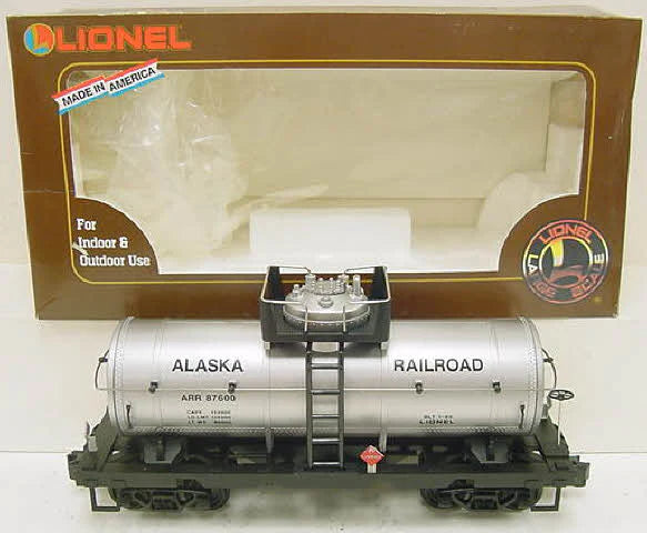 Lionel 8-87600 Alaska Road Single Dome Tank Car - G Gauge